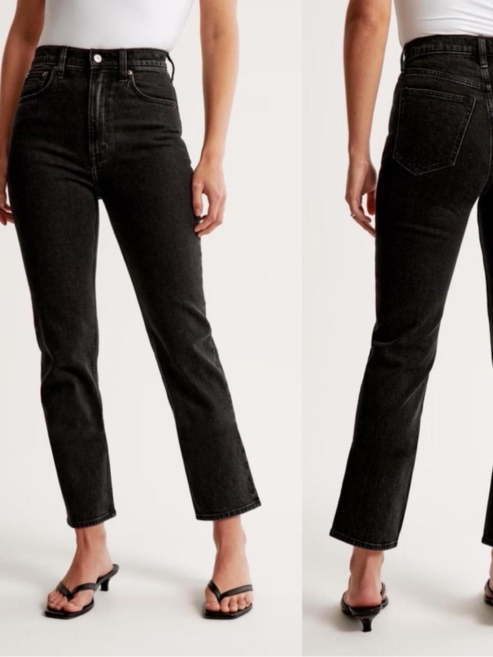 Abercrombie Black Skinny High Rise 30 | 10